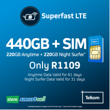 SIM Only + 440GB Telkom Data Bundle